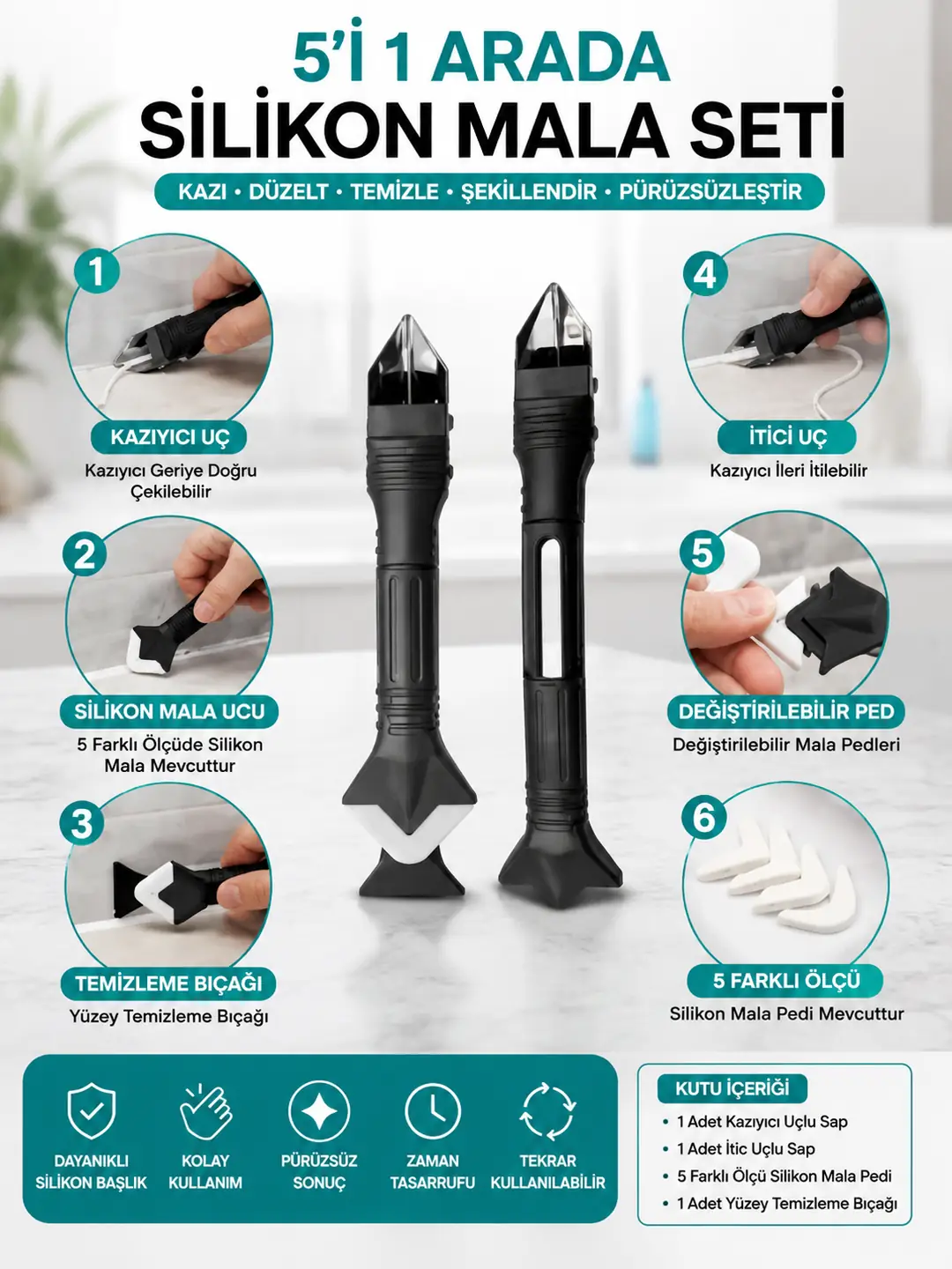 HAUSPRO SİLİKON DERZ KAZIYICI APARAT
