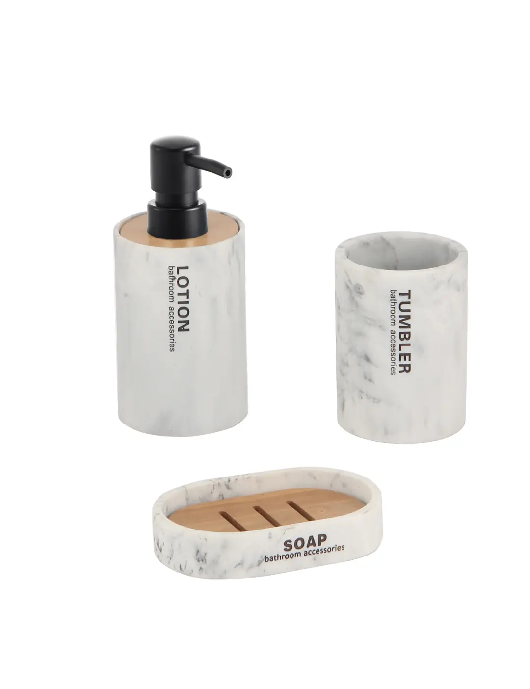 ŞENKRD MİEN POLYRESİN BANYO SETİ 56791