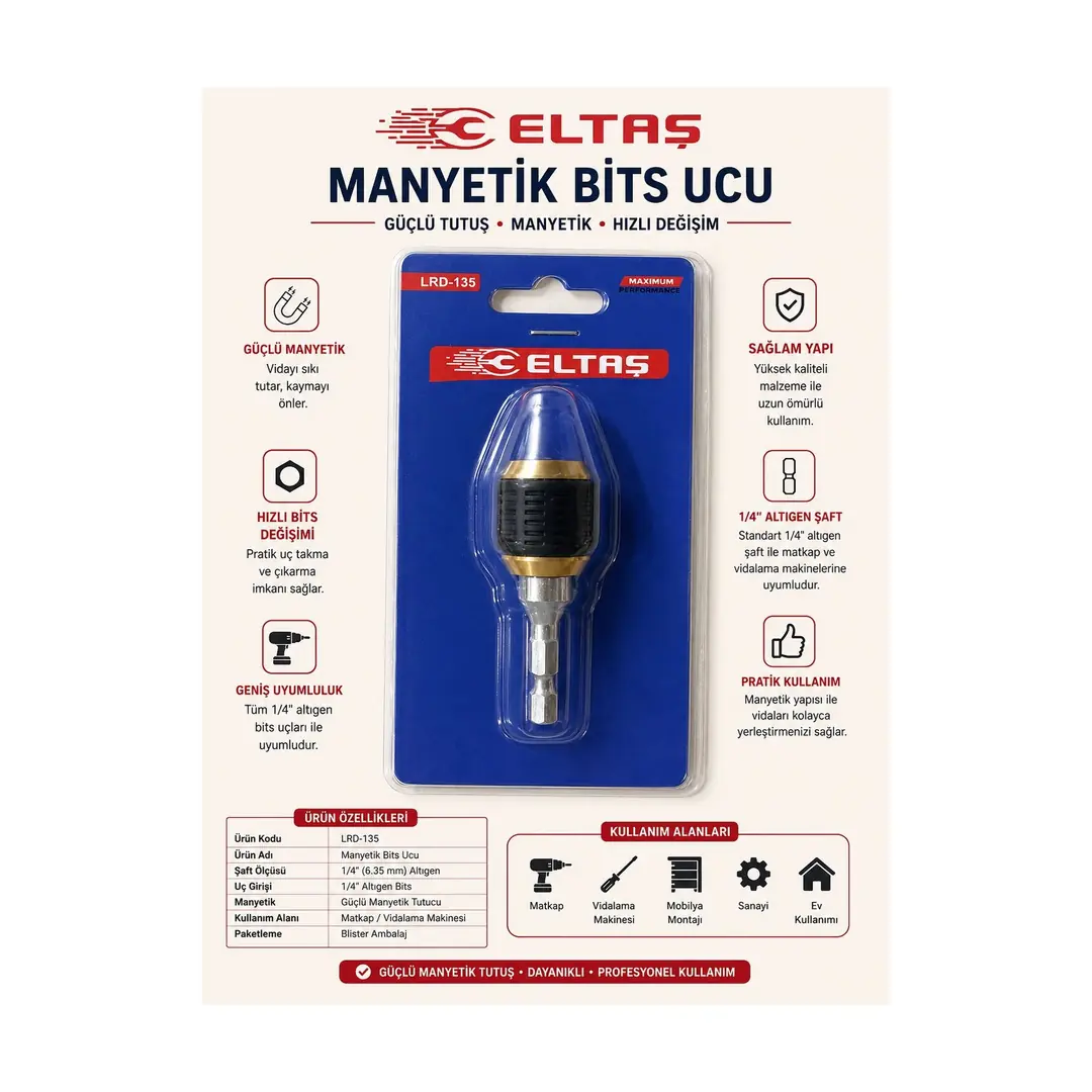 ORHAN ELTAŞ MANYETİK BİTS UÇ TUTUCU LRD-135