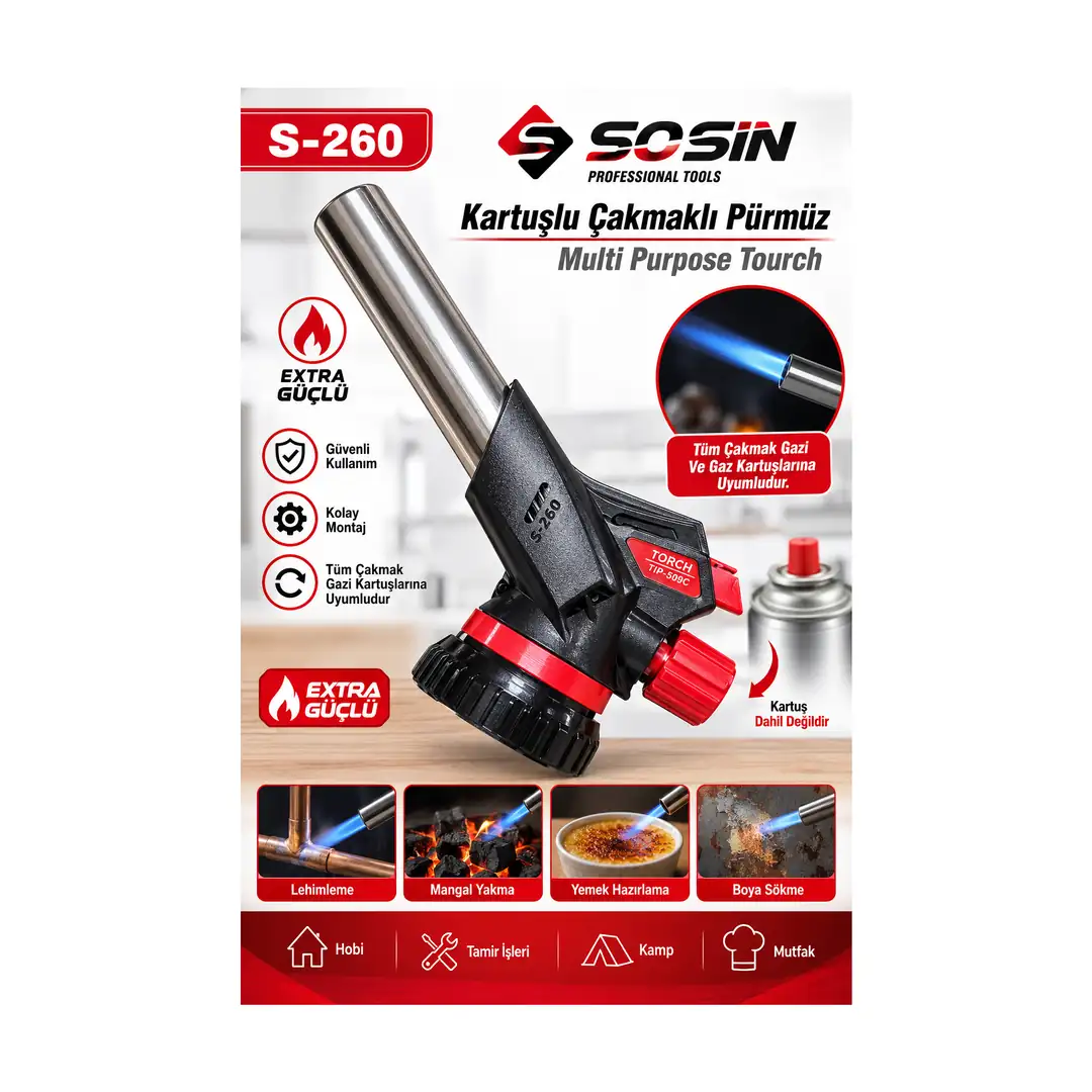 KARYUN SOSİN PÜRMÜZ KAFASI ÇAKMAK S-260