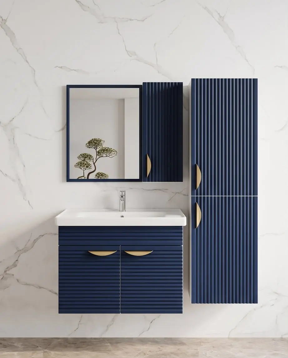 ÇERÇİ PVC BANYO DOLAP SETİ FENOVA65