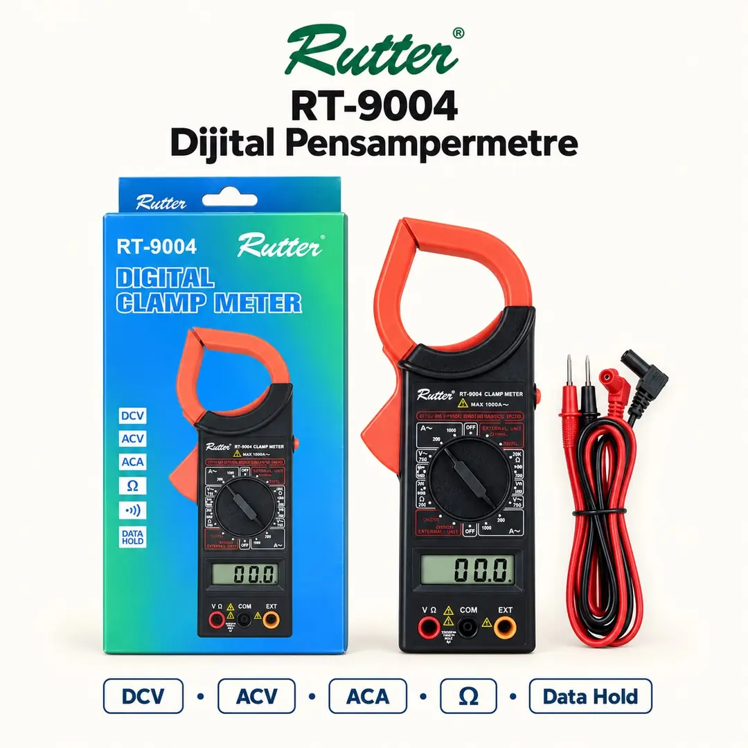 OLGUN RUTTER DİJİTAL PENSAMPERMETRE ÖLÇÜ ALETİ 9004