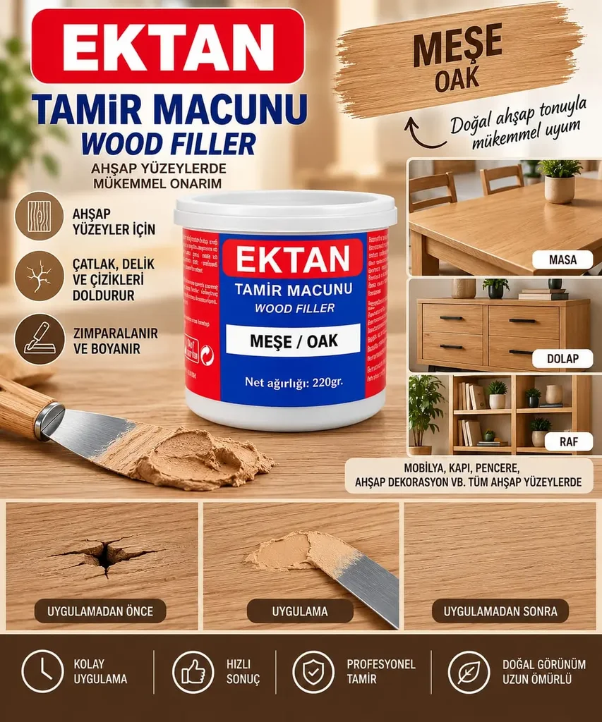 BALKAN MOBİLYA TAMİR MACUNU MEŞE