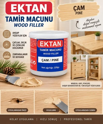 BALKAN MOBİLYA TAMİR MACUNU (GÜRGEN)