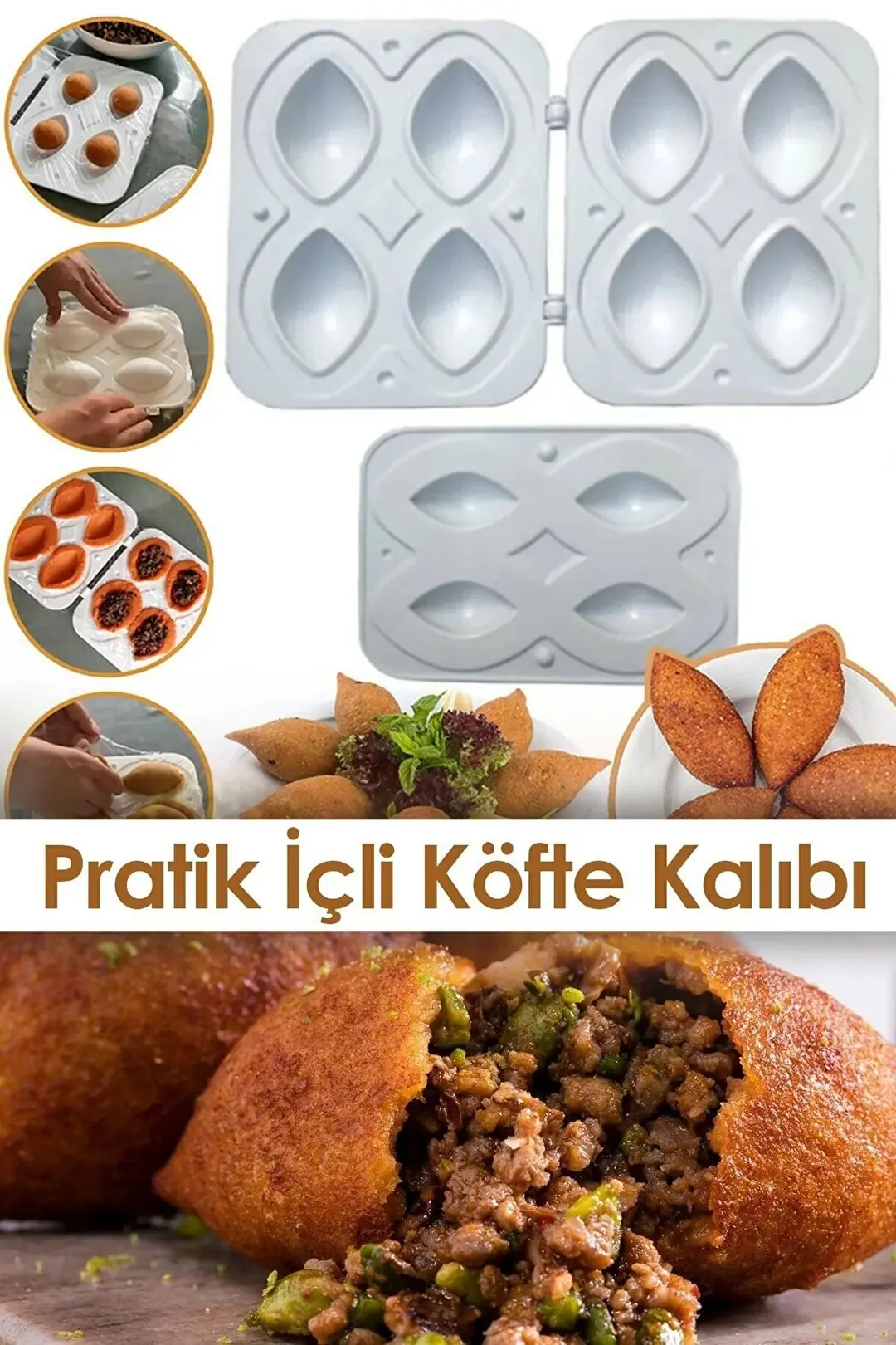 HAUSPRO PLASTİK İÇLİ KÖFTE APARATI