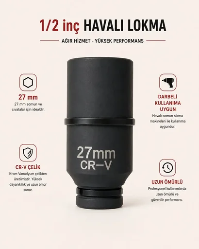 [148720] ORHAN HAVALI LOKMA UZUN 1/2 27MM