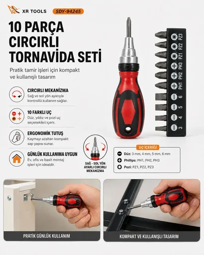 [152957] ORHAN TOPAÇ TORNAVİDA 10İN1 CIRCIRLI