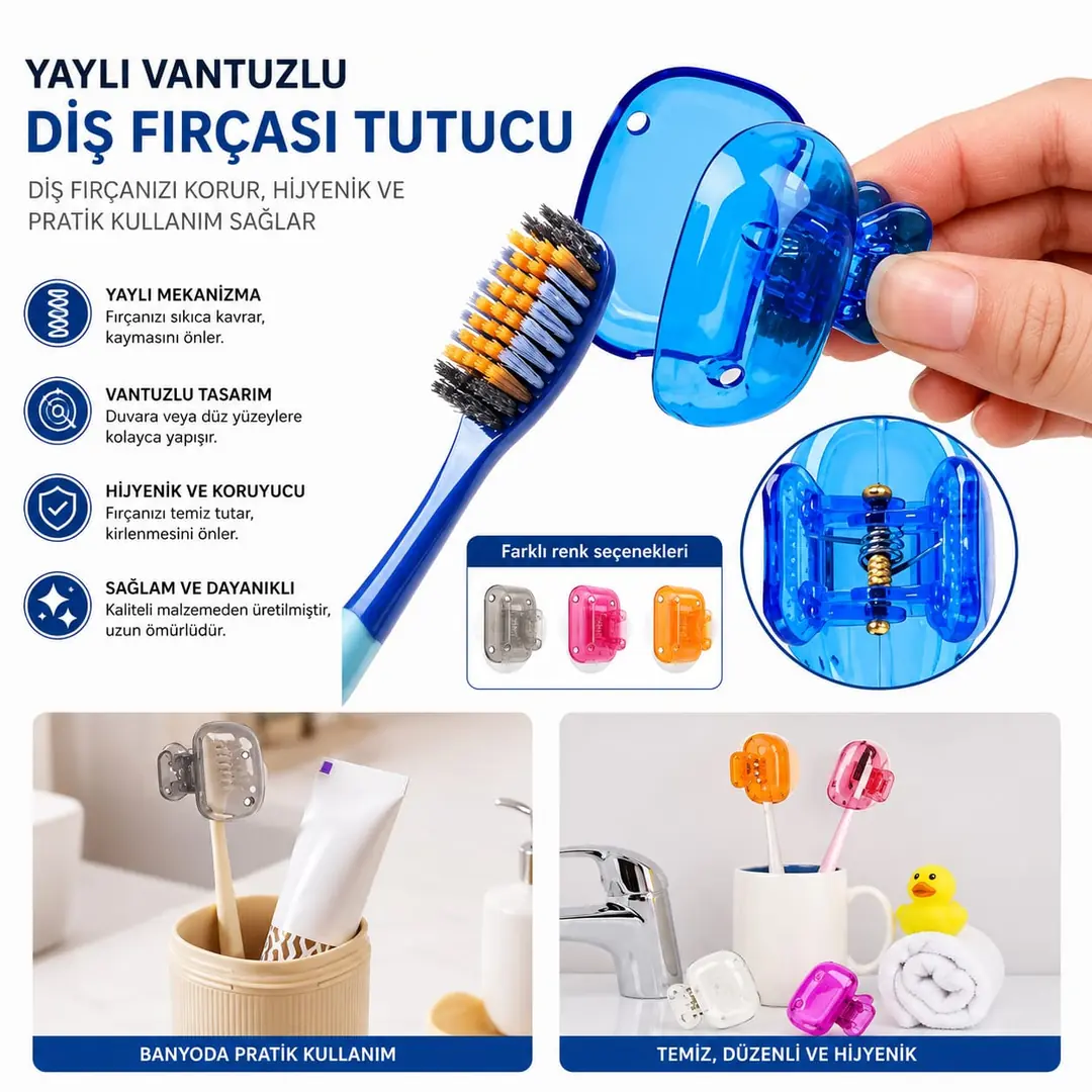 [159164] BENNA 4 ADET UR-3548 YAYLI DİŞ FIRÇA KUTUSU