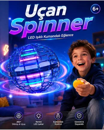 [160758] IŞIKLI UÇAN TOP FLYİNG SPİNNER