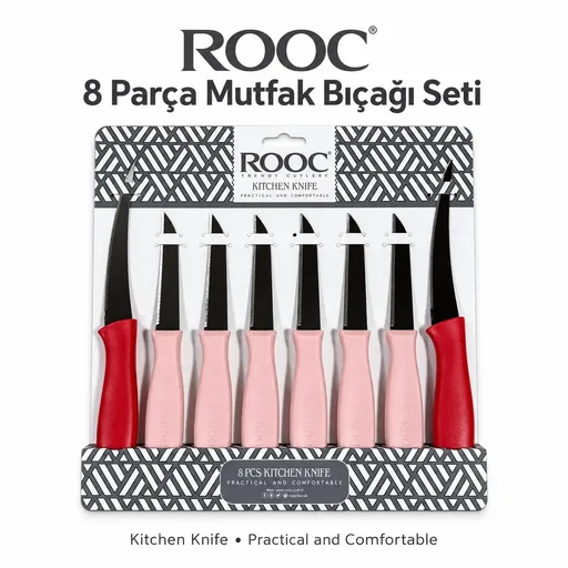 [160774] HAUSPRO ROOC BIÇAK SETİ 8Lİ