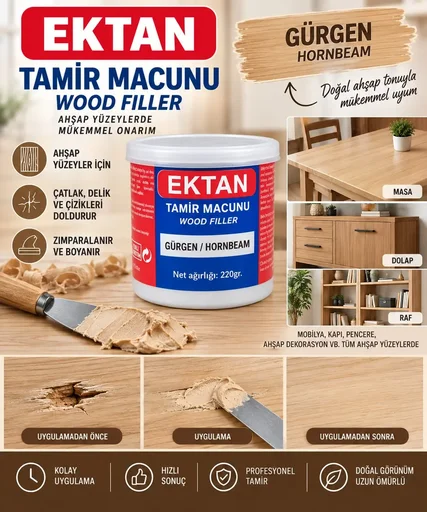 [161576] BALKAN MOBİLYA TAMİR MACUNU GÜRGEN