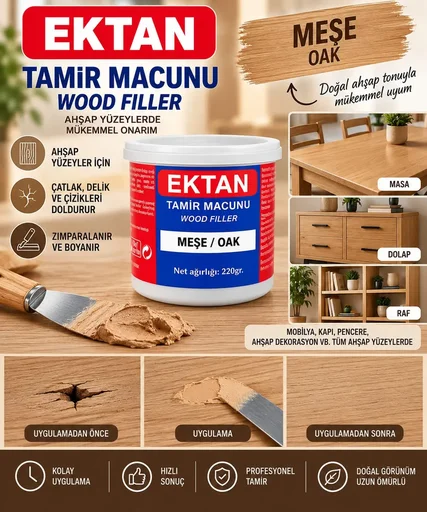 [161578] BALKAN MOBİLYA TAMİR MACUNU MEŞE
