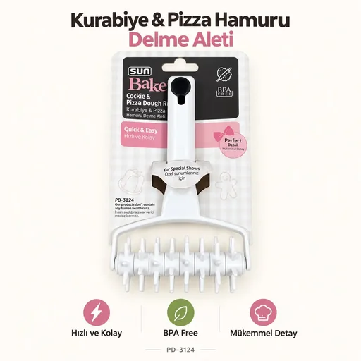 [98616] SUN PLAST KURABİYE PİZZA HAMUR RULETİ PD-3124